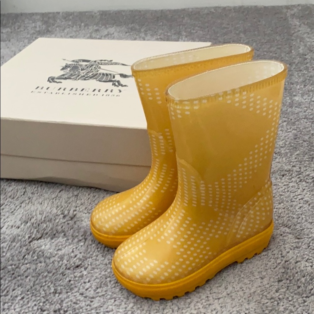 Kids Burberry Rainboots